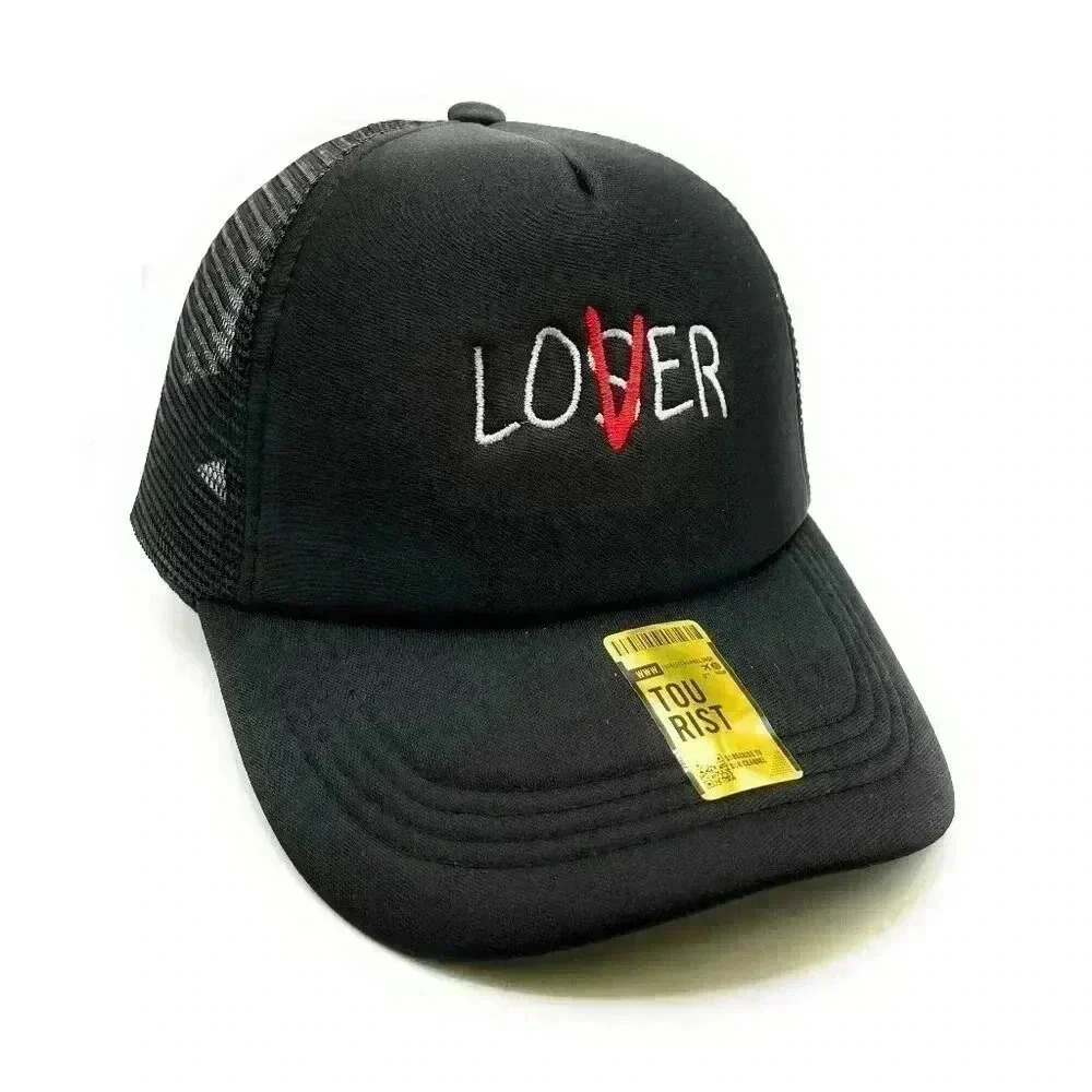 Lover Loser Mesh Trucker Snapback (Black)